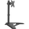 Maclean Supporto da scrivania per Monitor, TV max VESA 100x100, Rotazione 360°, Inlinazione, per Diagonale 13-27, 8kg, MC-987