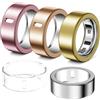 Hexasider 5 pezzi coperture per anelli compatibili con Oura Ring Gen 4/Gen 3 Horizon/Heritage custodia protettiva in TPU resistente all'abrasione per accessori Oura Ring Protector per dimensioni