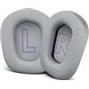 SOULWIT Cuscinetti Auricolari Ricambio per Logitech G733 G535 G335 Lightspeed Cuffie da gioco senza fili, Padiglioni Cuffie con tessuto a rete resistente,schiuma antirumore confortevole