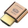 FUERAN Spina fittizia, Headless Ghost, emulatore di visualizzazione compatibile HDMI compatibile HDMI (4K-1080@60-3840x2160@60 HDR)