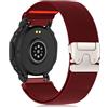 Hinnwer 22mm Nylon Cinturino Compatibile con Amazfit Balance 3/Balance Ultra/Cheetah 2 Ultra/Bip Max/Active Max/T-Rex 3 Pro 48mm, Chiusura Paracadute Elastico Sportivo Cinturino - Chiaretto