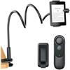 hogance Supporto per Kindles con Telecomando Pagina Turner (HKRC004) Per Leggere a Letto, Supporto per Lettore di eBook, Telecomando RF volta pagina per Kindle/iPad/Tablet, Regalo per i Lettori