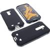 foto-kontor Custodia Compatibile con cellulari Doogee S58 PRO Cover in Gomma TPU di Colore Nero