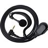 UAYESOK Cuffie radio da 2,5 mm, a forma di G, con microfono PTT, per Motorola Talkabout TLKR T92 H20 PMR446 T6 T7 T8 T9 T61 T62 T80 T81 T82 Cobra Walkie Talkie a 2 vie (1 pezzo)