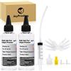 JoyPrinting Kit Pulizia Testine Stampante 200ml Pulitore per Ugelli per la Pulizia Stampanti a Getto d'inchiostro con siringhe 5 ml Compatibile con Epson HP Canon Brother Testina di Stampa, 2X 100ml