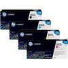 HP 307A - Set di 4 toner originali nero, ciano, magenta, giallo (CE740A, CE741A, CE742A, CE743A) per CP5220, CP5225, CP5225DN