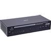 Inline KVM 57885I - Switch a 4 Vie HDMI Multiviewer 4K 60Hz Pip PBP Quad USB Hub Commutatore Hotkey Tasto IR OSD RS-232 Plug & Play Nero