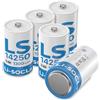 JUBOTY Batteria al litio LS14250, 1300 mAh, 3,6 V, ultra elevata capacità, ER14250, 1/2AA, per misuratore di ossigeno nel sangue, campanello, contatore acqua domestica (LS14250,5 pezzi, B)