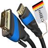 KabelDirekt - 2x Cavo adattatore HDMI-DVI - 2x3m