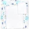 TupTam Materassino Fasciatoio con 2 Coperture in Spugna, Automobili Blu, 75 x 80 cm
