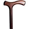 Queralto Bastone marrone con impugnatura a forma di T in legno di faggio