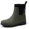 Amazon Essentials Stivaletti da Pioggia Stile Chelsea, Altezza alla Caviglia, Impermeabili Donna, Avorio, 36 EU