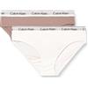 Calvin Klein Jeans Girls 2PK Bikini G80G800726, Pink (Oystergrey/Tofu), 8-10