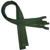 KGS Cerniere divisibili, chiusura lampo da 5 mm, in plastica per giacche, 2 pezzi per confezione (verde militare, 80 cm)