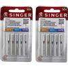 La Canilla Singer Confezione da 2 Aghi ELx705 per Macchina da Cucire Overlock 14SH 2022