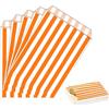 MORAINJAY 100 Pezzi Sacchetti Carta Arancione Piccoli,13x18cm Buste Regalo Sacchetti Alimenti|Caramelle|Cioccolatini|Biscotti,Party Bag per Halloween,Natale,Feste,Matrimoni