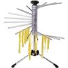 Westmark Supporto stendipasta, con 16 bracci, pieghevole, plastica/acciaio inox, altezza: 47 cm, Pasta Tree, argento/trasparente, 61332260