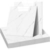 FARYODI 12 Pezzi Adesivi per Piastrelle Marmo Bagno PVC - 30x30 cm Adesivi per Piastrelle di Marmo, Adesivi per Piastrelle Cucina, Resistenti all'Acqua e allo Sporco, Tagliabili, Per Bagno, Cucina, Soggiorno