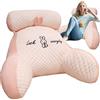 Suewidfay Cuscino da Lettura per Letto per Adulti, 70x50 cm Grande Cuscino da Lettura con Supporto per Collo/Braccia, Cuscino per Schienale per Divano e Comodino per Giocare Rilassante (Rosa, X-Large)