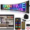 LUXONIC Super Brighter 59.5x12CM ProgrammabileInsegna Luminosa LED, personalizzabile, flessibile, Bluetooth APP & telecomando, USB 5V Occhi Pannello Led RGB impermeabile per Auto, negozio, bar, festa