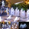 KINGCOO Luci solari a forma di ghiacciolo da giardino, impermeabili, 5 m, con 20 LED scintillanti, luci decorative da appendere alla finestra, 8 modalità, per esterni, interni, casa, albero di Natale,