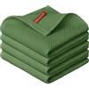 Artoid Mode Set di 4 strofinacci da cucina in 100% cotone, 34 x 34 cm, lavabili e assorbenti, per la pulizia della cucina