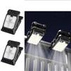 YZYOE 2 pacchetti LED Outdoor Solar Mini Clip Lights, illuminazione portatile con sensore di movimento, impermeabile solare alimentato cortile luce decorativa, 3 modalità Path Lampa.