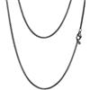 PROSTEEL Catena a Maglia Veneziana, Collana Uomo, Collana Donna, in Acciaio Inox Chirurgico, 2mm Larghezza, 46-76cm Lunghezza, Confezione Regalo Inclusa