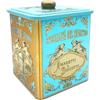 Chiostro di Saronno Assortimento Mix Mini Amaretti del Chiostro Morbidi, Nocciola e Limone 200 g, Amaretti di Saronno Incartati a Mano Singolarmente in Biscottiera Vintage Azzurra