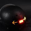 WASAGA Casco della Bici Luci di Svolta con Telecomando Senza Fili Segnale di Girata per Il Ciclismo con 6 modalità Luce Posteriore Avviso di Sicurezza Luce Stroboscopica (Blu)