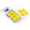 FAS Set 10 Palline Calcio Balilla, 33mm, Plastica, Bianco Giallo Arancione, 19g (Arnacioni)