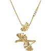 Emporio Armani Donna Bracciale e Collana in Ottone Dorato, Set