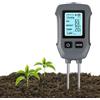 Uzoli SGS13 Misuratore di umidità del Terreno Piante, 5 in 1 Tester del Suolo per fertilità, Valore PH, Intensità della Luce Solare, Temperatura, umidità del Terreno, Igrometro per Giardino e Prato