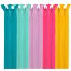 MARARDI [Pack 10 Cerniere Invisibili [Multicolore] Nylon [25 cm] Chiusure Lampo per Cucito e Artigianato per Stoffa Vestiti Borse per Cucire a Macchina Tessuto di Cotone con Chiusura in Metallo