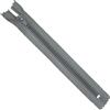 Aerzetix - Set di 12 Cerniere a Spirale Non separabili da 20 cm N°5 con cursore - Metallo Nylon Poliestere - Colore Grigio Topo - Ideale per Cucito, Riparazione e Sartoria