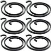 Universal Hardware Molla per maniglia della porta a 2 giri, bobina in metallo spessa 2 mm, parti di ricambio hardware per maniglie delle porte (6 molle)