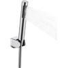 KES Soffioni Doccia Con Tubo e Staffa Bagno Soffione Doccia in Acciaio Inossidabile Spazzolato, LP150-PS