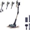 Cecotec Aspirapolvere senza Fili Conga Rockstar RS80 Pet Flex Neo. 600W, Aspirazione 200AW, Spazzola Antigroviglio Hairless XXL, 65min, Spazzola Animali, Tubo Flessibile, Igiene Totale