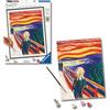 Ravensburger CreArt: Munch L'Urlo - Dipingere con i Numeri Adulti, Attività Creativa e Rilassante, Kit Pittura con Pennello e Colori Inclusi, 30 x 40 cm, Idee Regalo