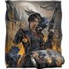 LOGOVISION Jq Licensing - En Night Hunter Ravens Coperta super morbida al tatto setoso - 152 x 127 cm