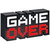 Paladone Game Over Luce Pixel 8-bit - Lampada Cambia Colore a tempo di Musica Decorazione Collezionabile