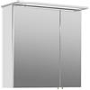 Schildmeyer - Armadietto a Specchio, Pannello truciolare Rivestito in Resina melamminica, Bianco, 60 x 15,8 x 72,3 cm