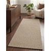 Hanse Home Hygge Skandi, tappeto in lana boho per soggiorno, camera da letto, sala da pranzo, corridoio, colore beige chiaro, 80 x 200 cm