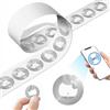 Soodyoow 60 pezzi NFC Tag Sticker, NTAG215 NFC Chip Adesivi, Programmabili Tag NFC Etichetta 504 Byte, Compatibili con Tutti Gli Smartphone Abilitati NFC