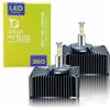SageSunny Lampadine LED D5S 360°Canbus Wireless, Bianco 6000K, 110W, 11000lm, 400% più luminose per fari allo xeno HID, Plug & Play, confezione da 2, garanzia di 24 mesi