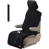 RELEDESA 1PC Ampliato Aggiornato Coprisedili Neoprene per cani e bambini, Protezione Auto per seggiolino Impermeabili antiscivolo con 3 cinghie con fibbia e tasca anteriore, per auto, furgoni, SUV