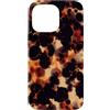 generic Custodia per iPhone 14 Pro Max Motivo nero ambra tartaruga scuro