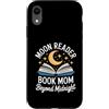 Night Reading Mom Moon Reader Book Lover Custodia per iPhone XR Moon Reader Book Mom Beyond Midnight Reading