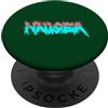 JETC-33 Funny Nausea Mezzo Colore Marrone/Aqua PopSockets PopGrip Adesivo