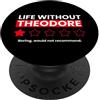 YO MINUS La vita senza Theodore sarebbe noioso dire divertente PopSockets PopGrip Adesivo